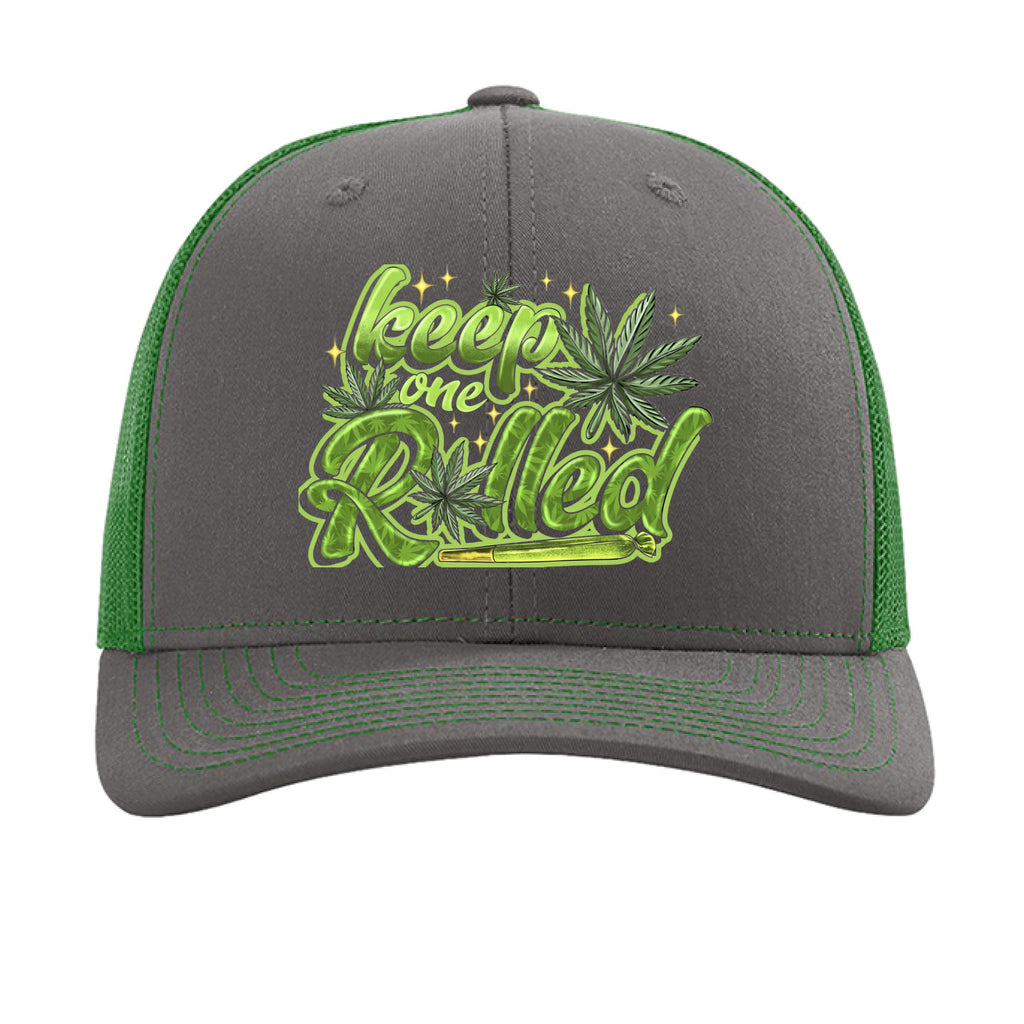 Charcoal/ Kelly - FRONT